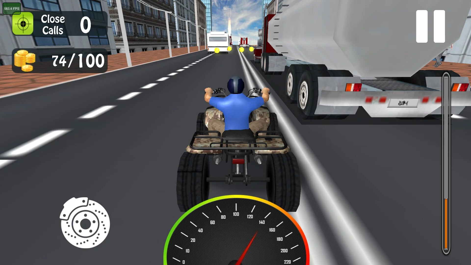 Изображение игры: Quad Bike Crazy Driver
