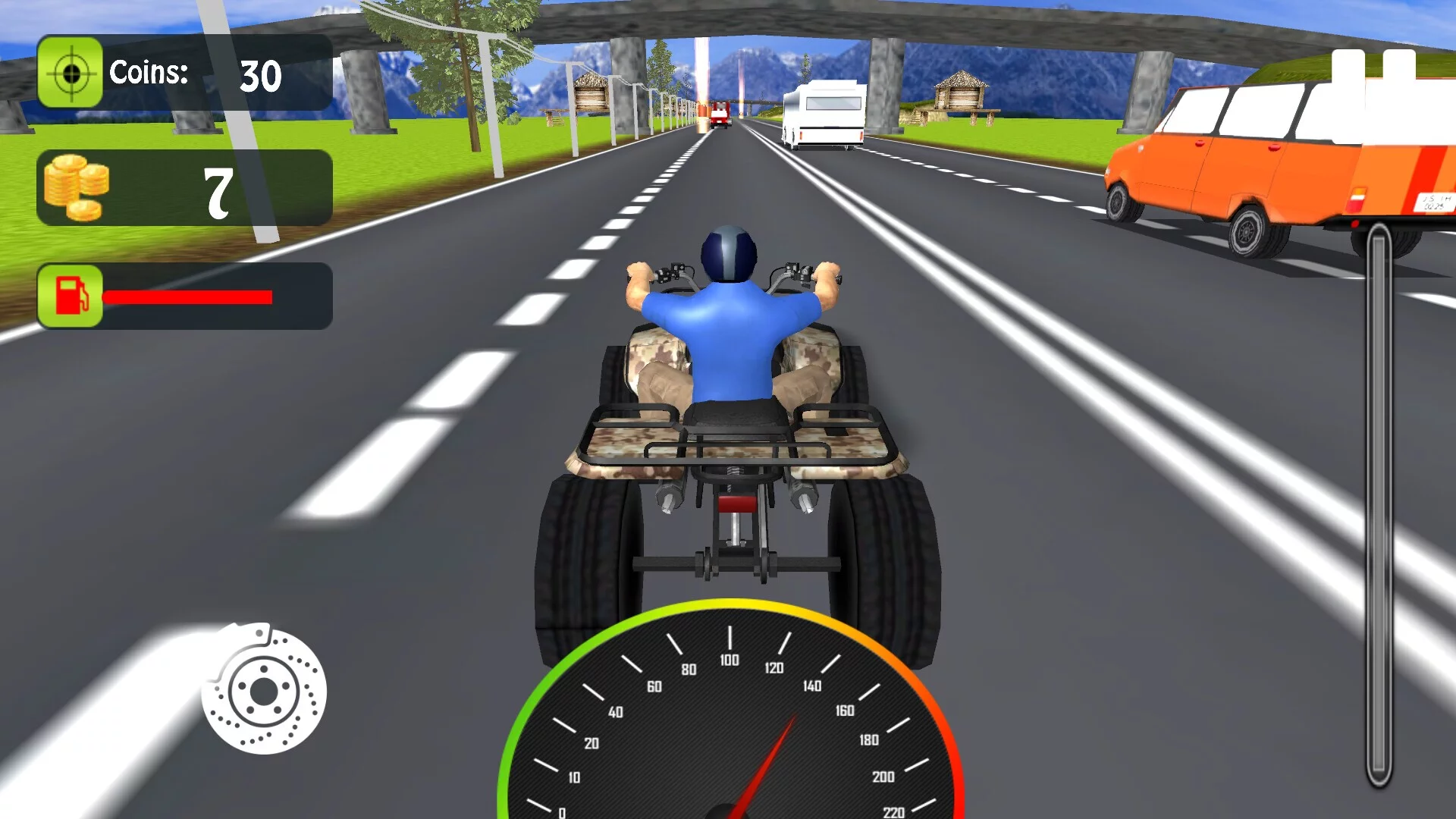 Изображение игры: Quad Bike Crazy Driver