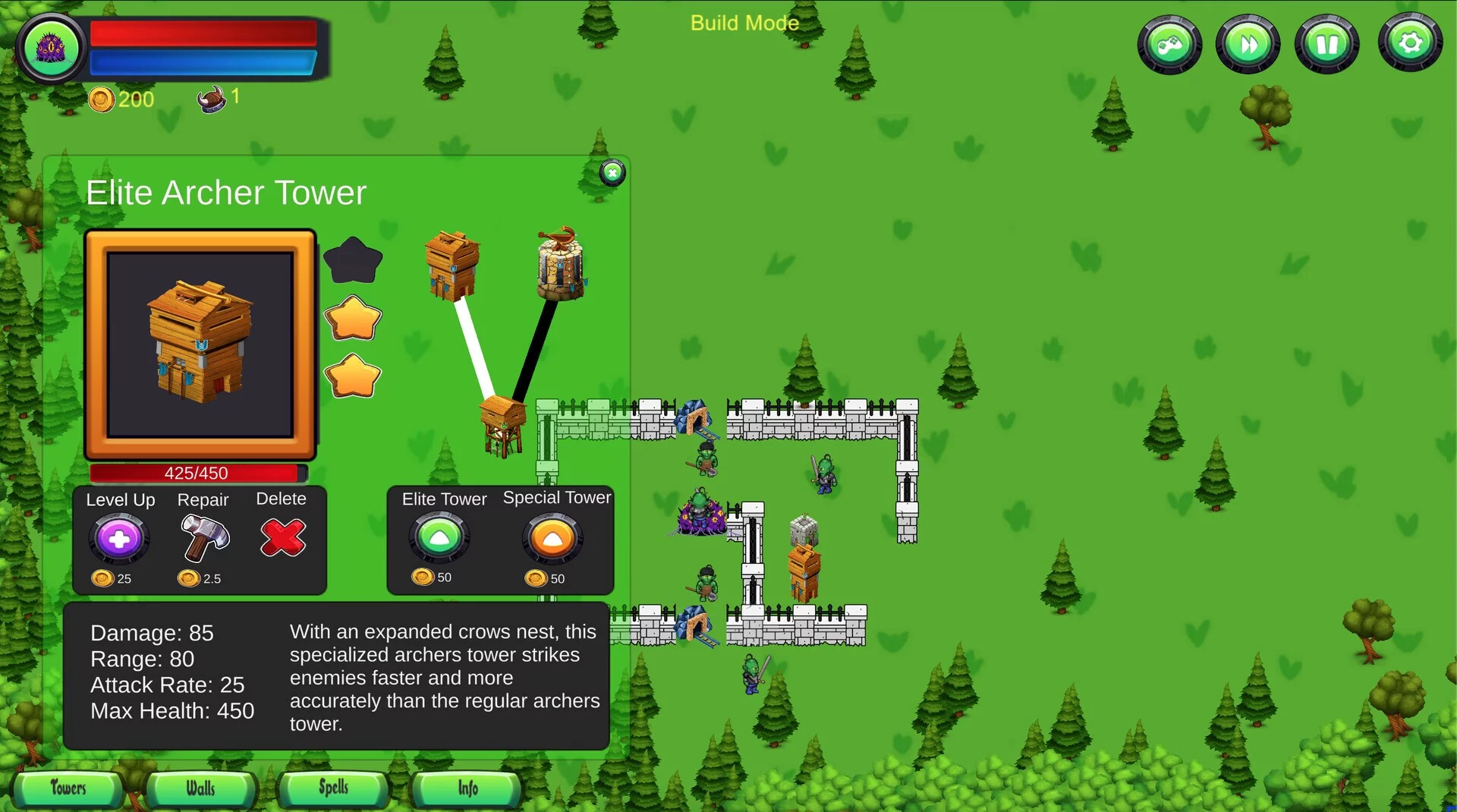 Изображение игры: Eye of the Void: Unleashed - Tower Defense