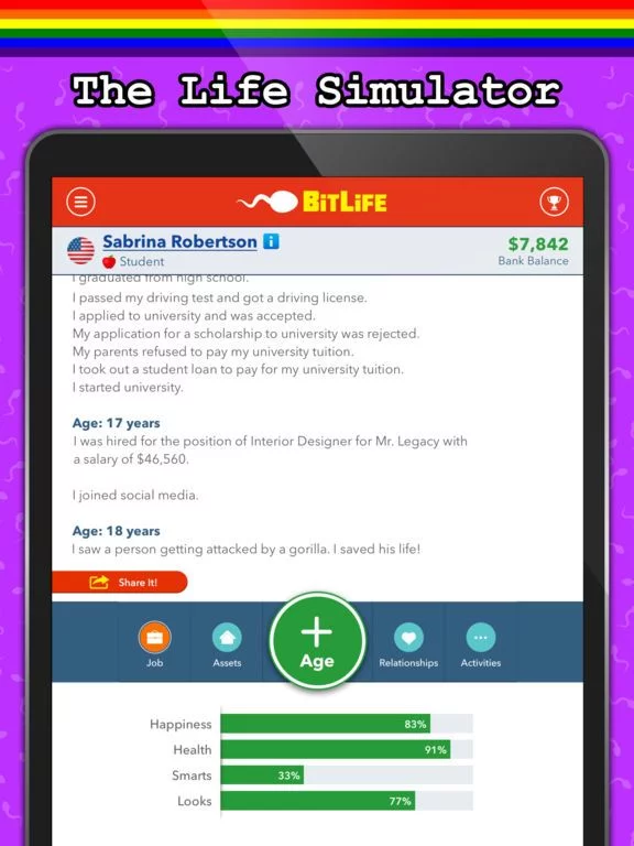 Изображение игры: BitLife - Life Simulator