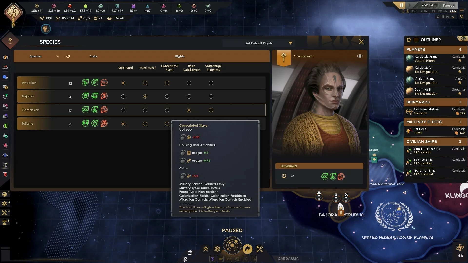 Изображение игры: Star Trek: Infinite