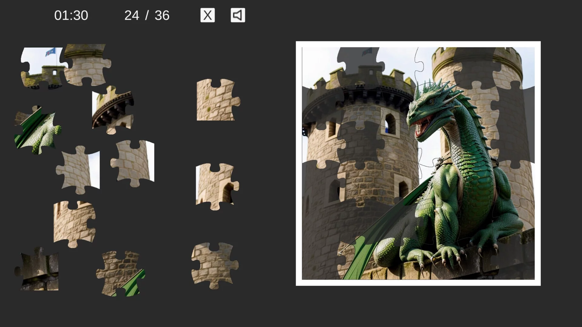 Изображение игры: Fantasy Creature Jigsaws