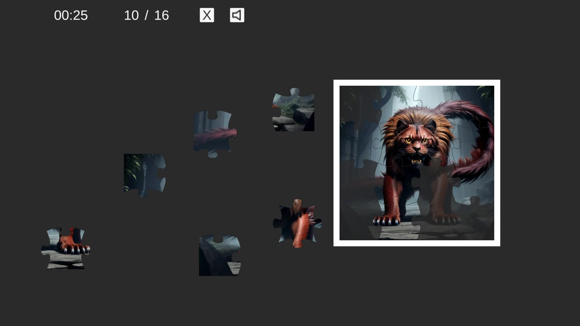Изображение игры: Fantasy Creature Jigsaws