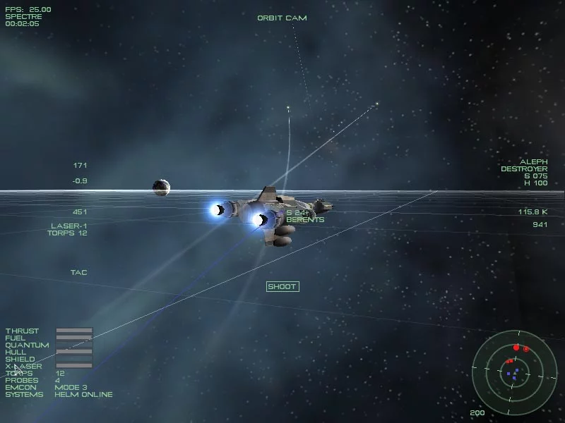 Изображение игры: Starshatter