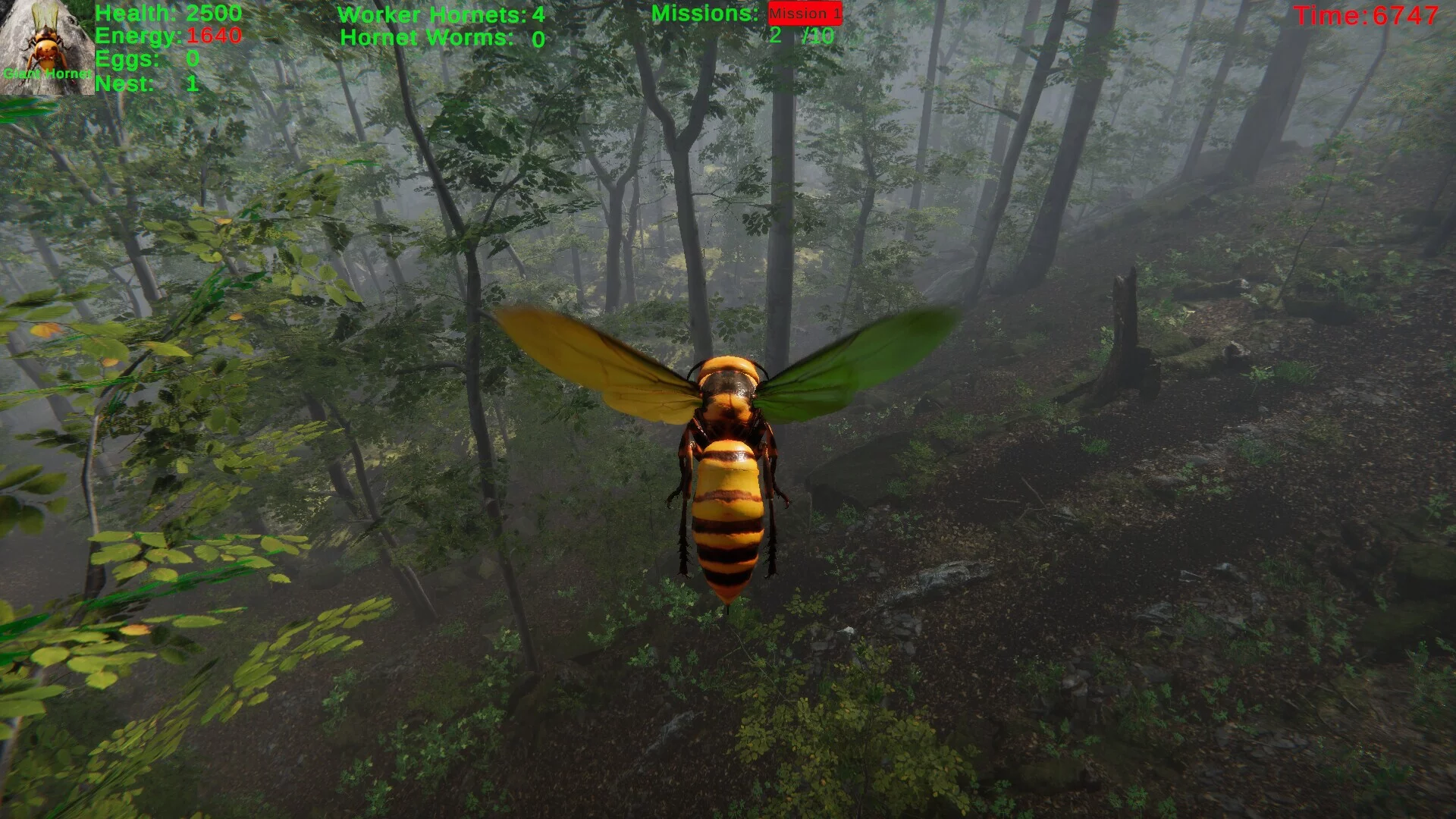 Изображение игры: Giant Hornet