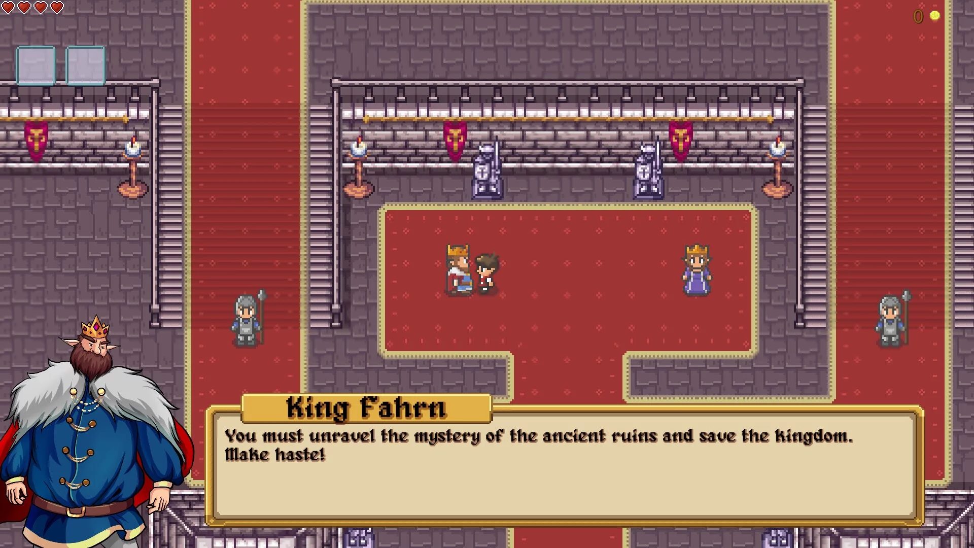 Изображение игры: Adventure of Rikka - The Cursed Kingdom
