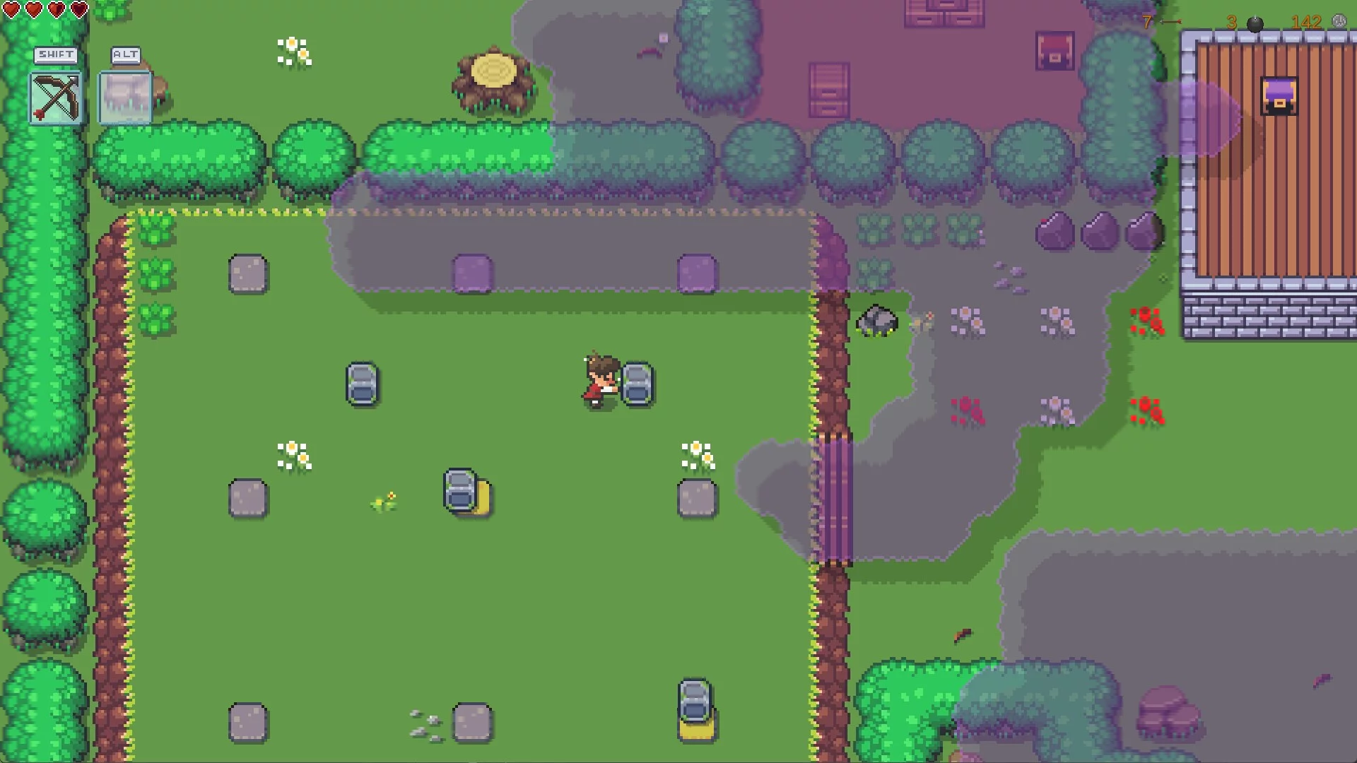 Изображение игры: Adventure of Rikka - The Cursed Kingdom