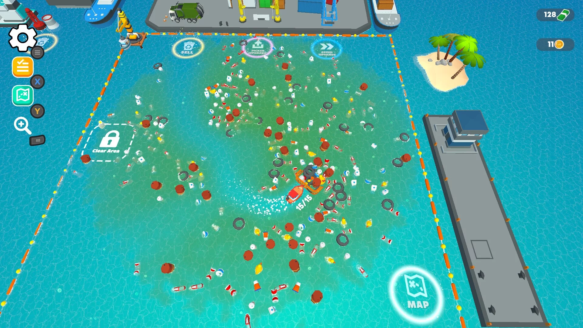 Изображение игры: Clean the Sea!