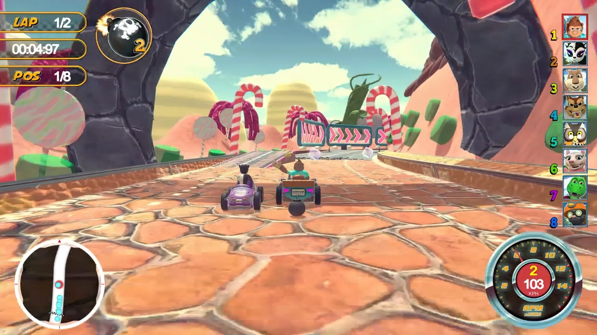 Изображение игры: Animal Kart Racer 2