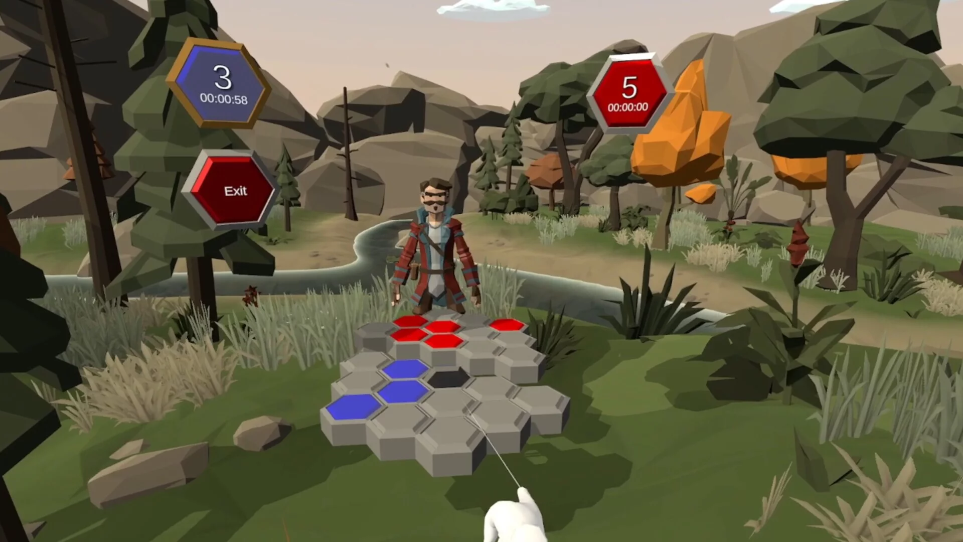 Изображение игры: Hexagon Ultra VR