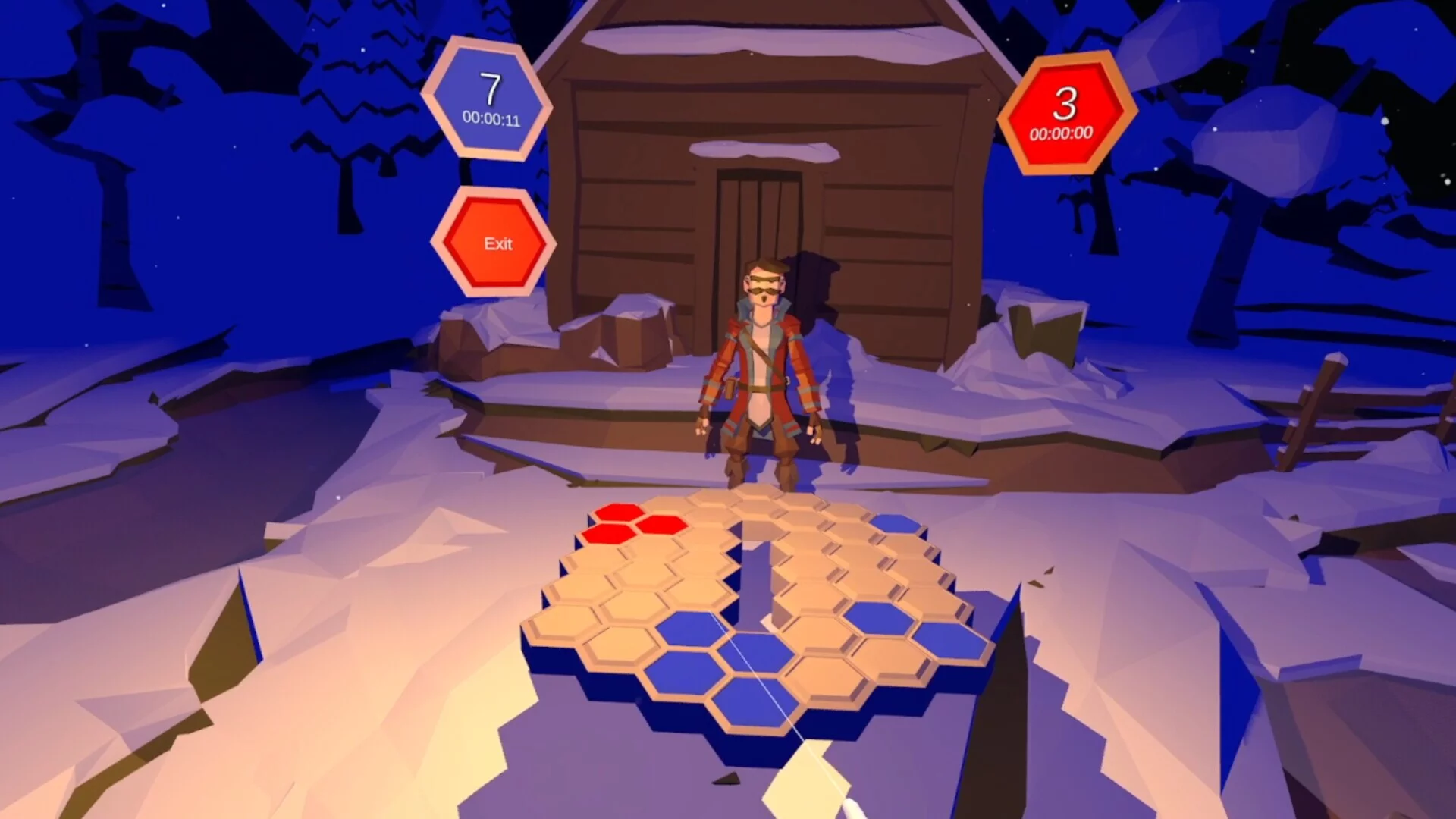 Изображение игры: Hexagon Ultra VR