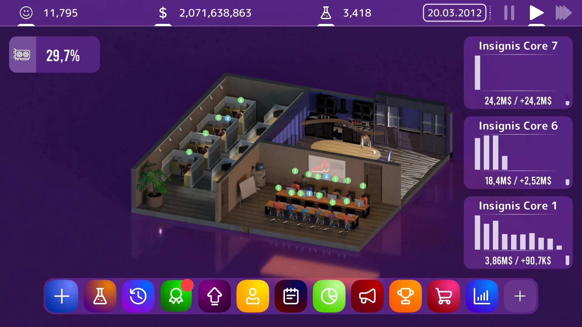 Изображение игры: PC Tycoon 2