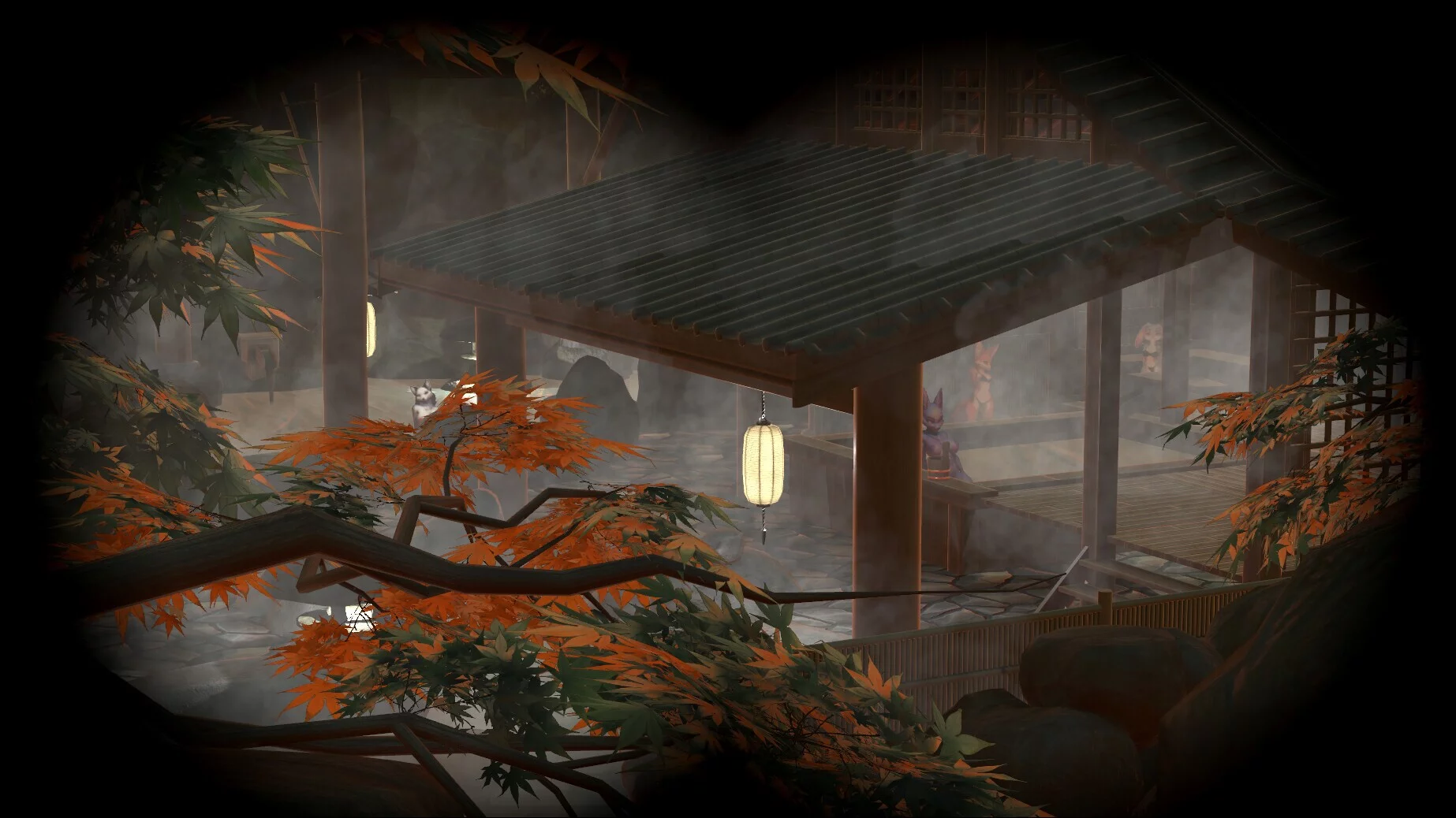 Изображение игры: Furry Spy Simulator: Hot Springs