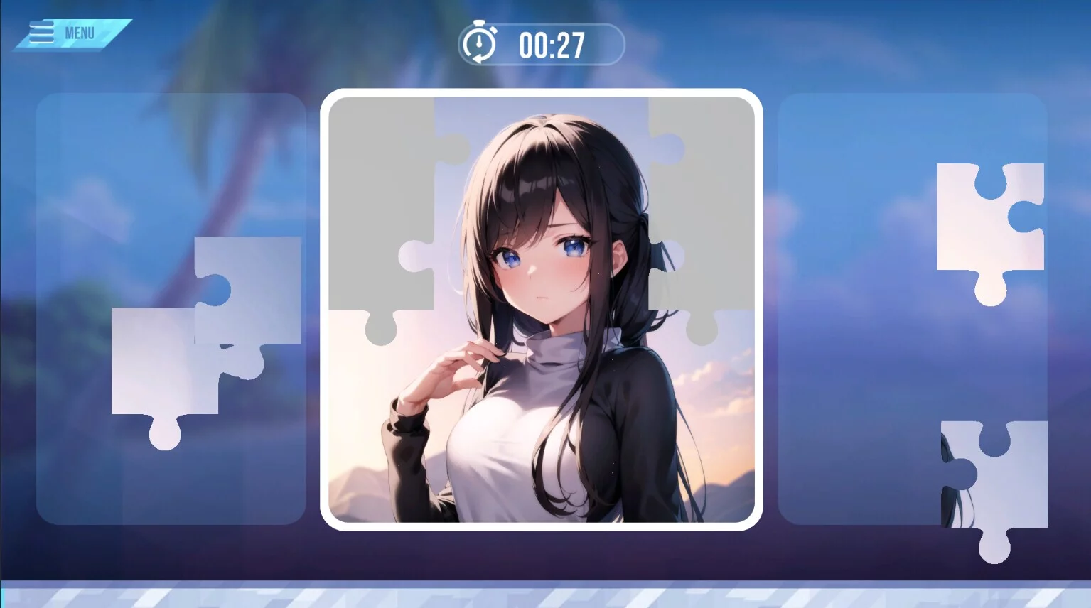 Изображение игры: Kawaii Puzzle: Girl Adventure 🌸💖