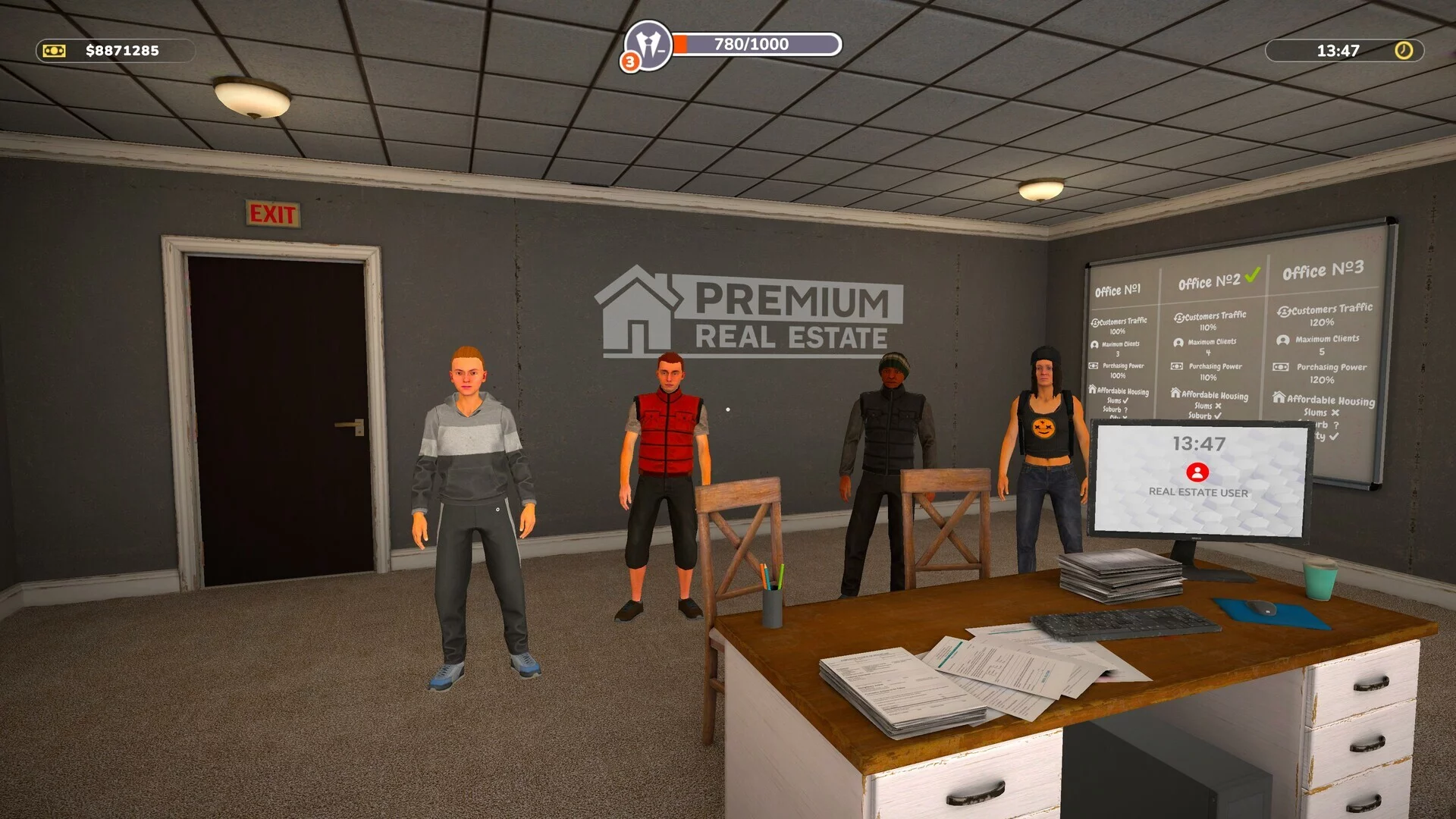 Изображение игры: REAL ESTATE Simulator - FROM BUM TO MILLIONAIRE