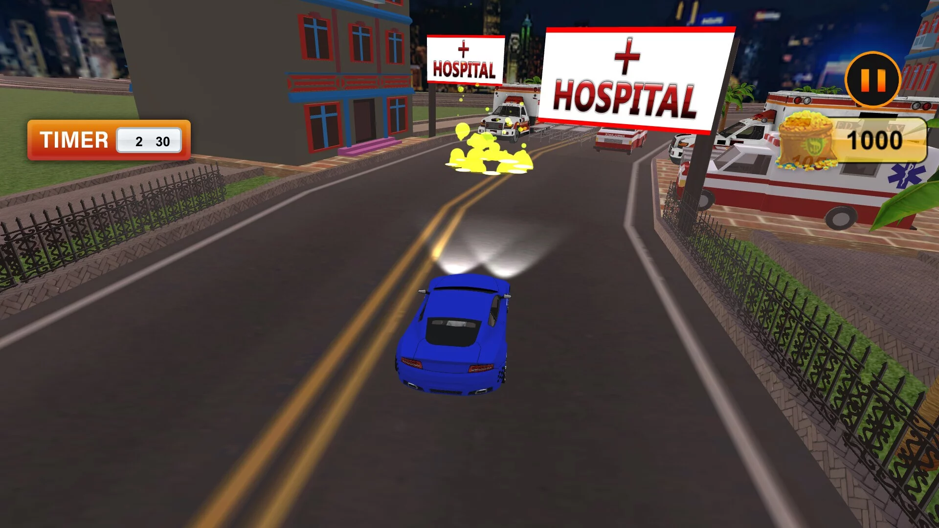 Изображение игры: Lunatic Taxi Driver