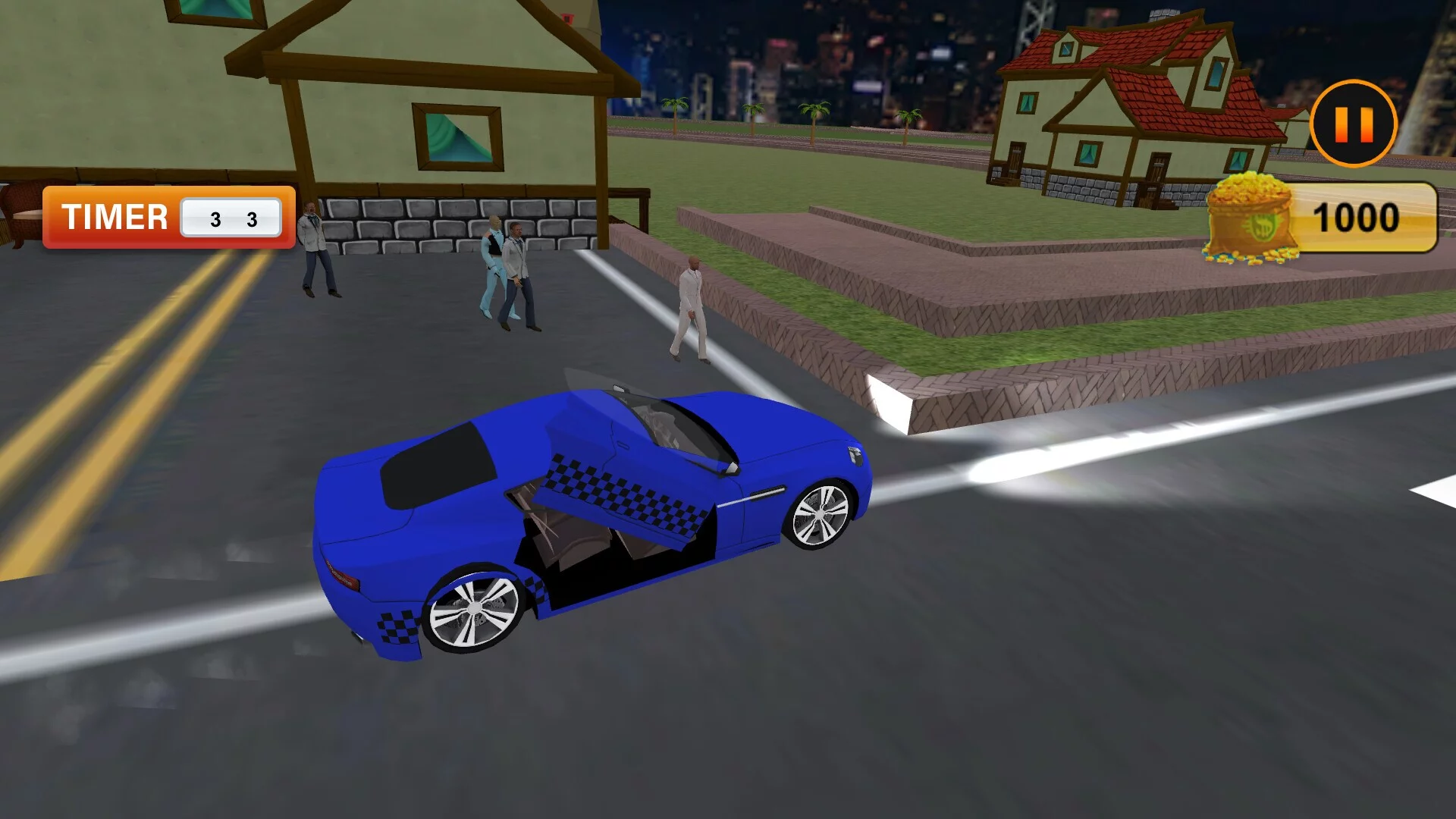Изображение игры: Lunatic Taxi Driver