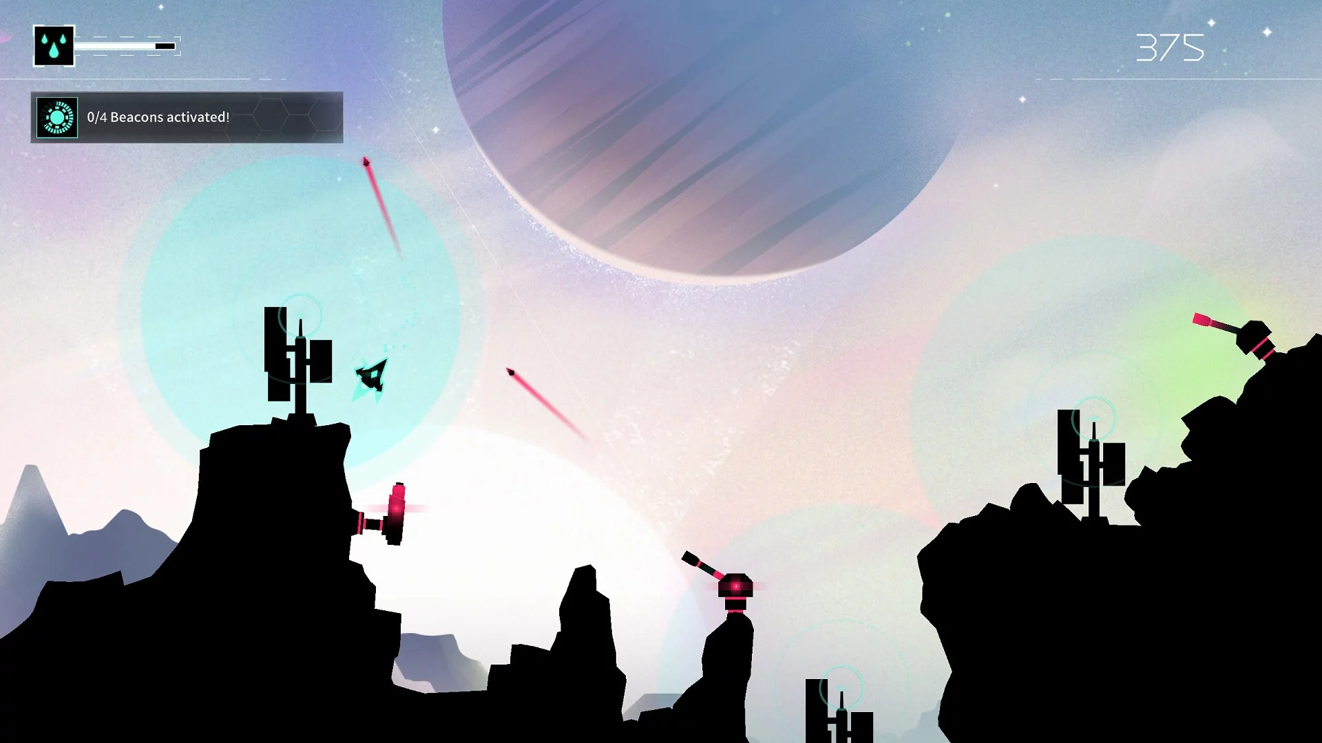 Изображение игры: Gravitar: Recharged