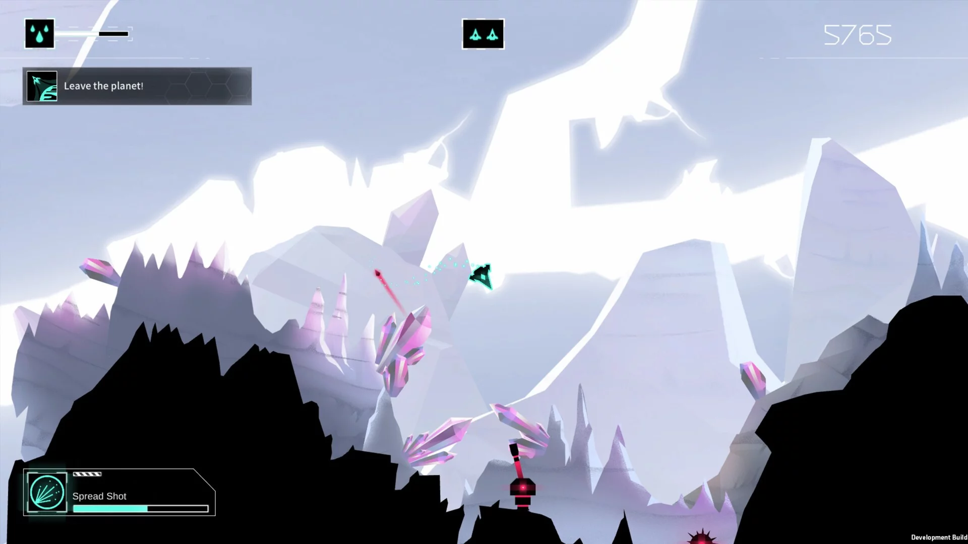 Изображение игры: Gravitar: Recharged