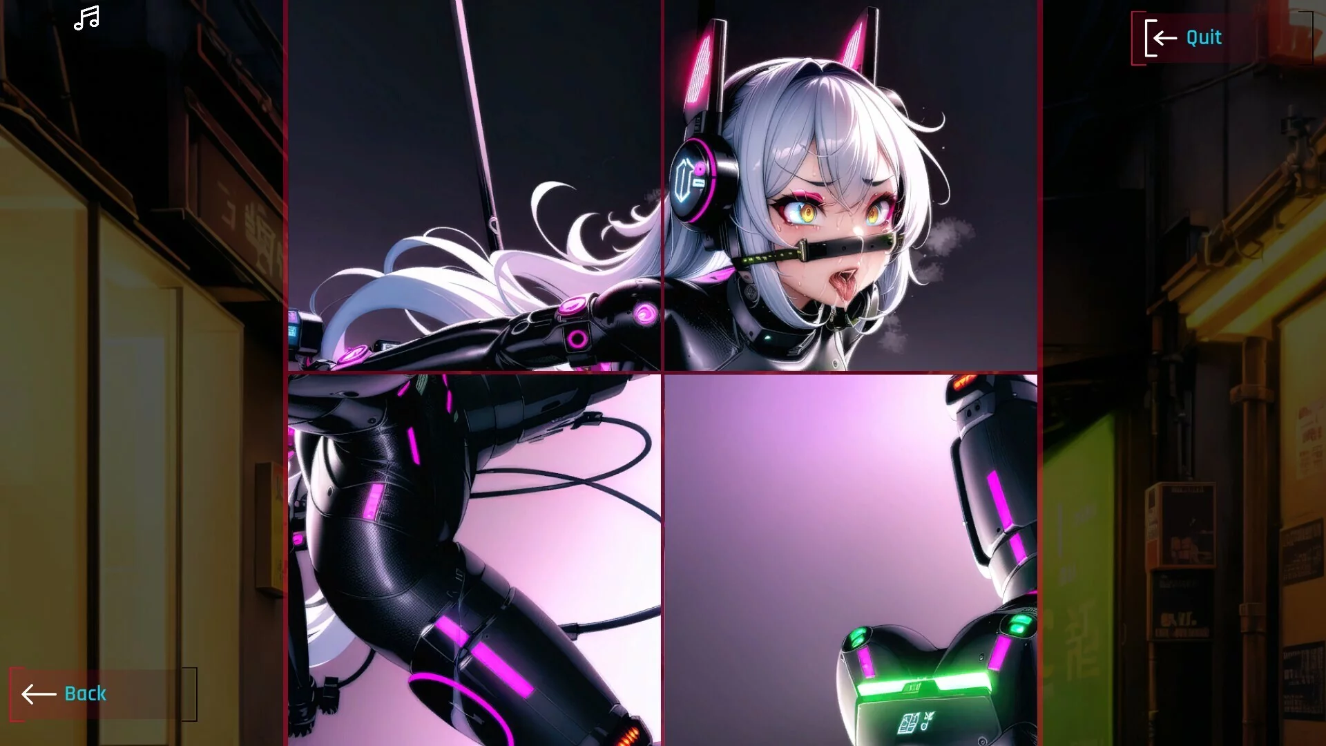 Изображение игры: Hentai Senpai: Cyberpussy 2069