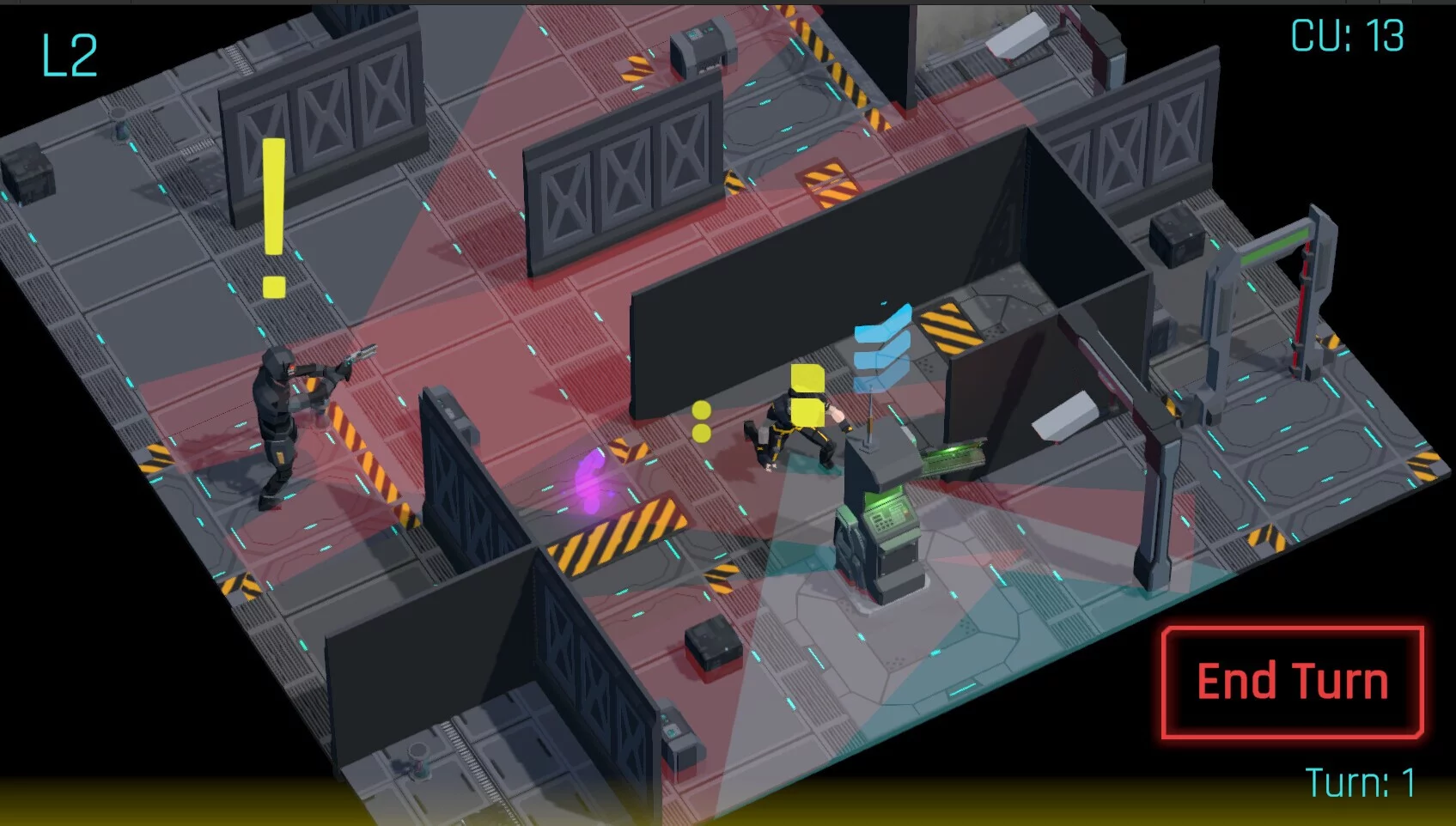 Изображение игры: Cybergrid Runner