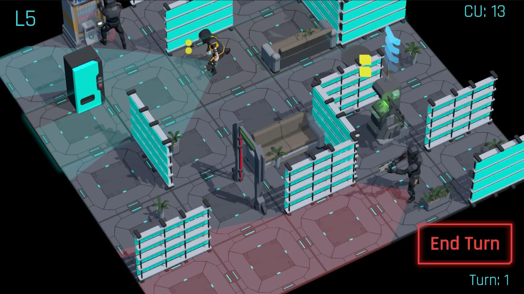 Изображение игры: Cybergrid Runner