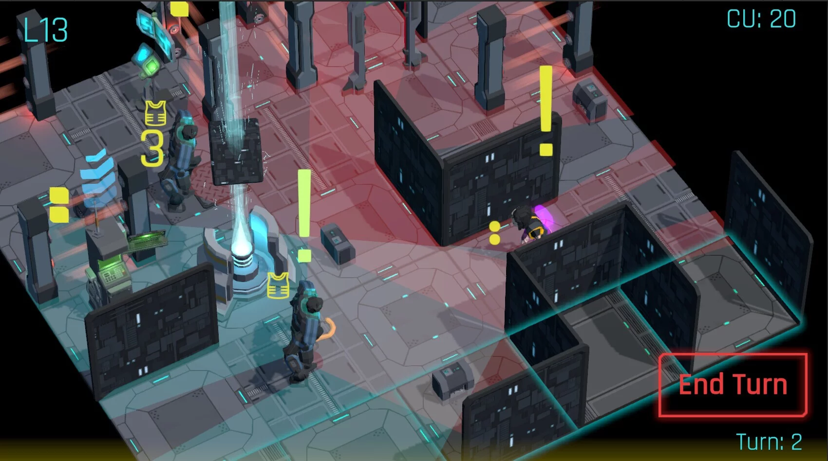Изображение игры: Cybergrid Runner