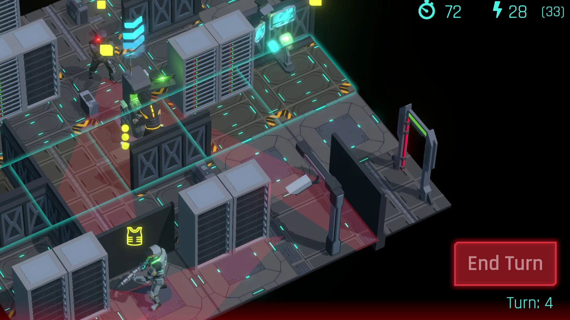 Изображение игры: Cybergrid Runner