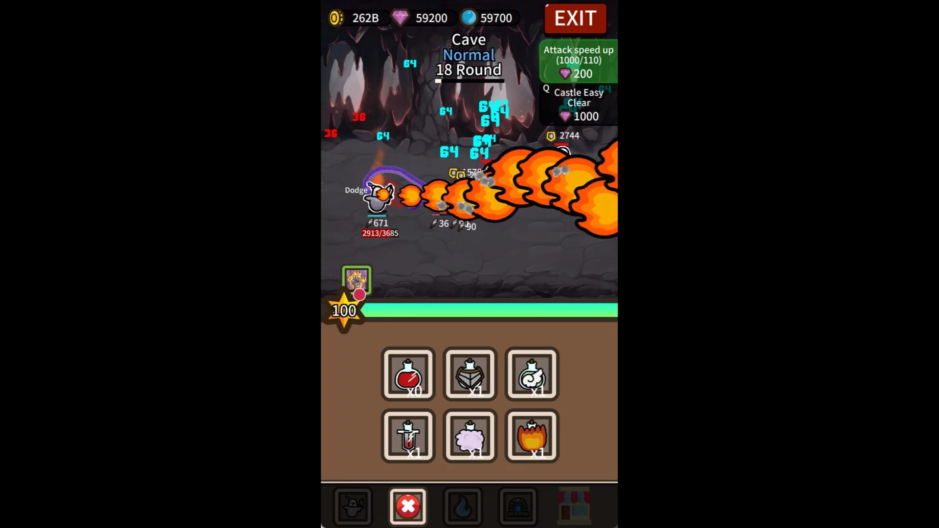 Изображение игры: Lonely Knight - Idle Roguelike RPG