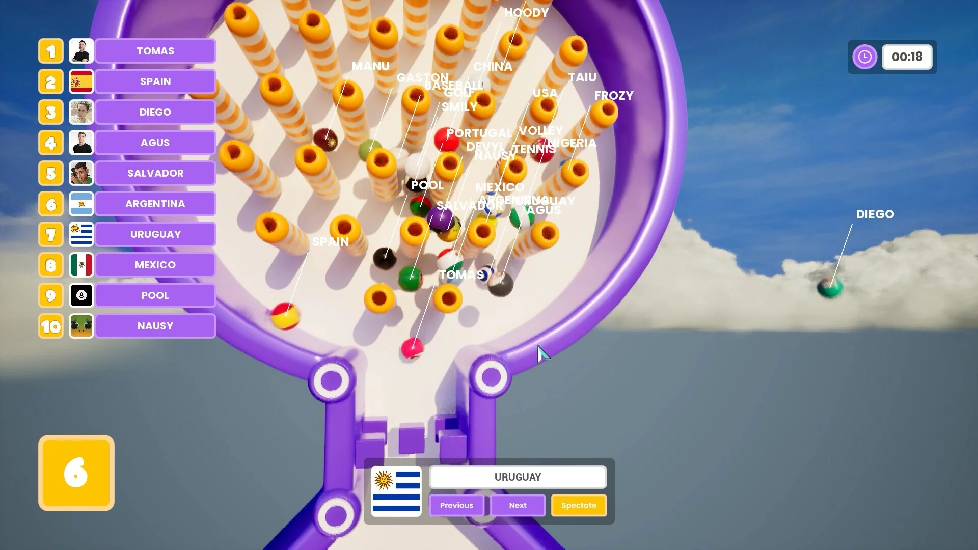 Изображение игры: BUMPER BALLS