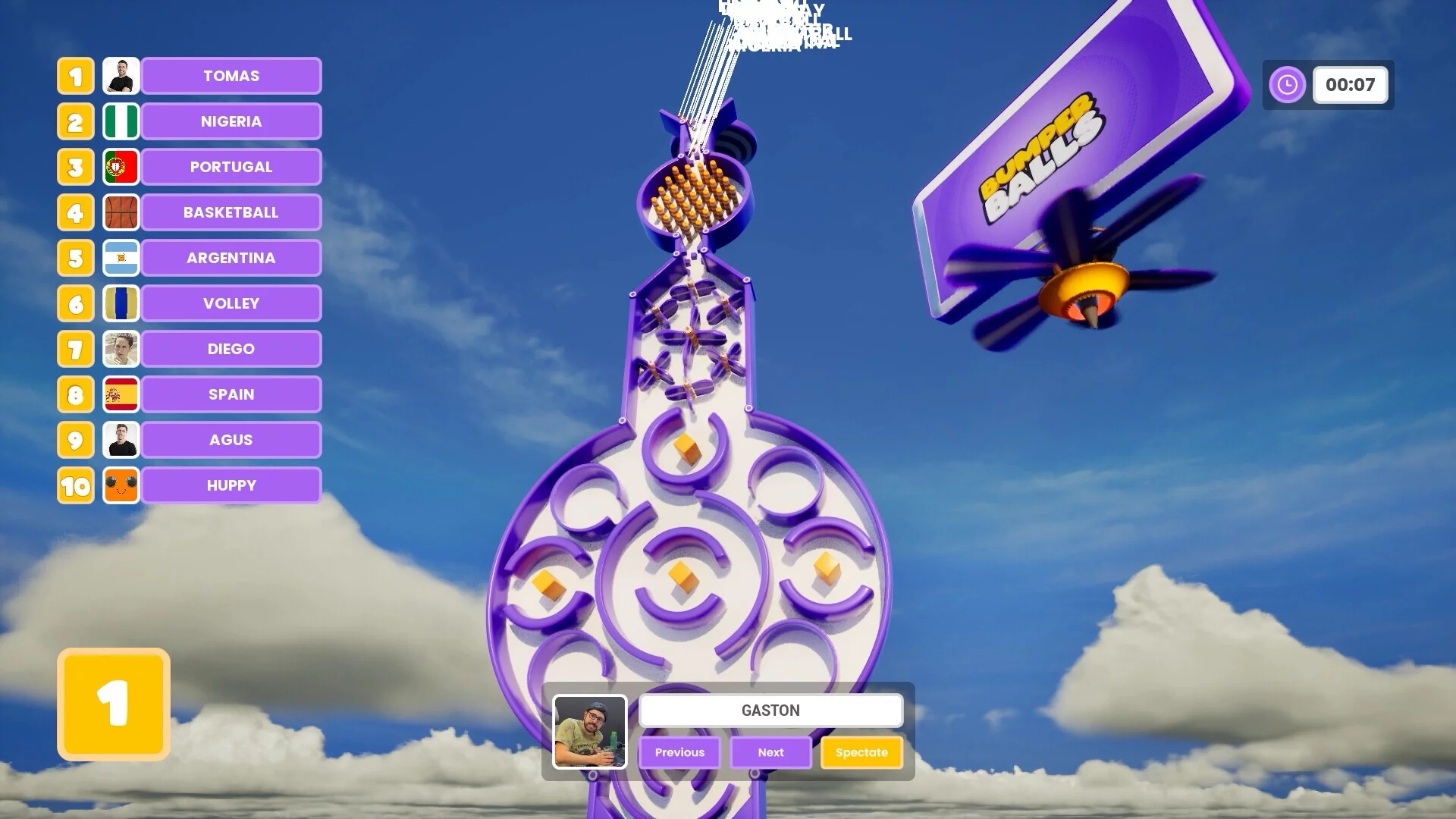 Изображение игры: BUMPER BALLS