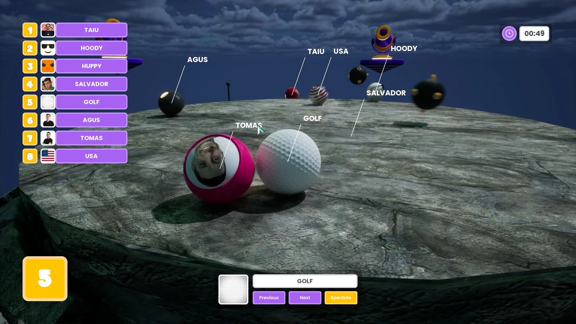 Изображение игры: BUMPER BALLS