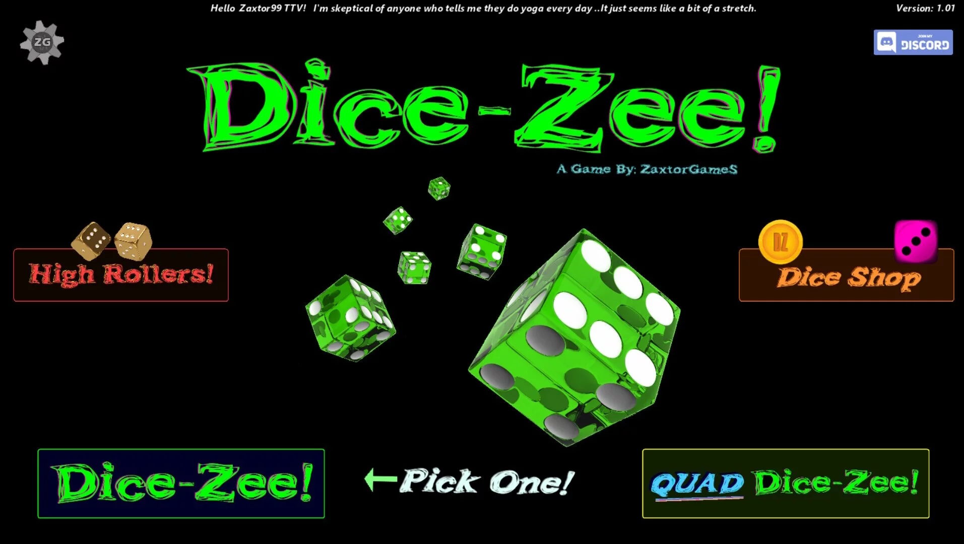 Изображение игры: Dice-Zee!