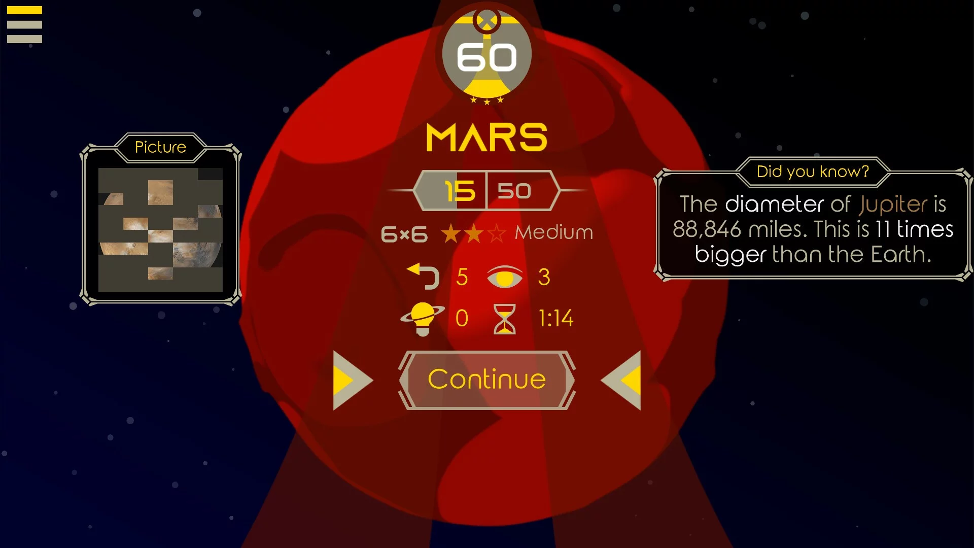 Изображение игры: Starlight X-2: Galactic Puzzles