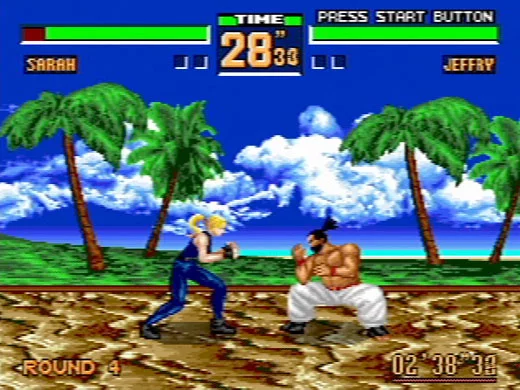 Изображение игры: Virtua Fighter 2