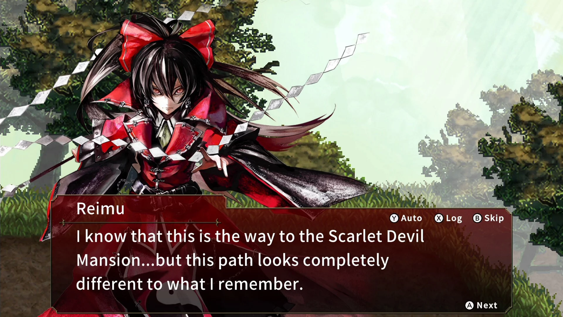 Изображение игры: Koumajou Remilia: Scarlet Symphony