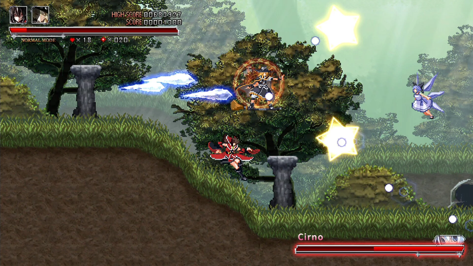 Изображение игры: Koumajou Remilia: Scarlet Symphony