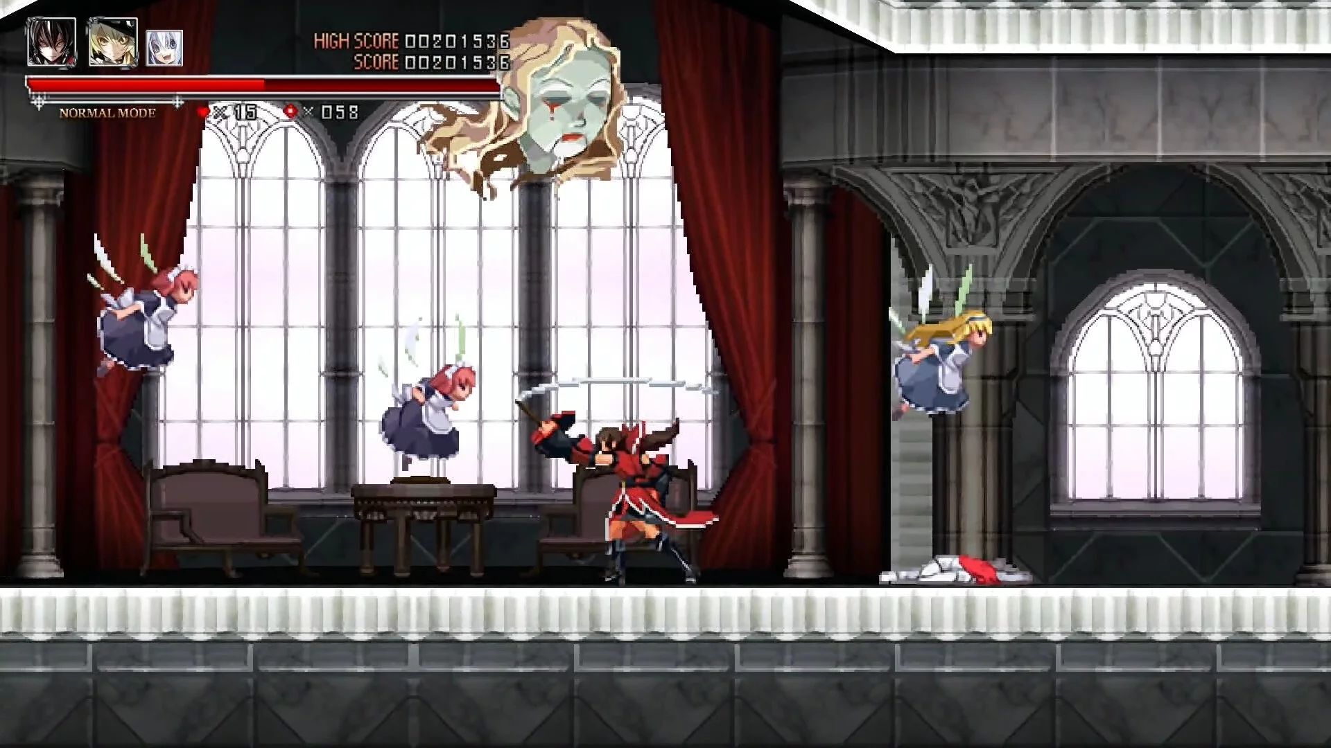 Изображение игры: Koumajou Remilia: Scarlet Symphony