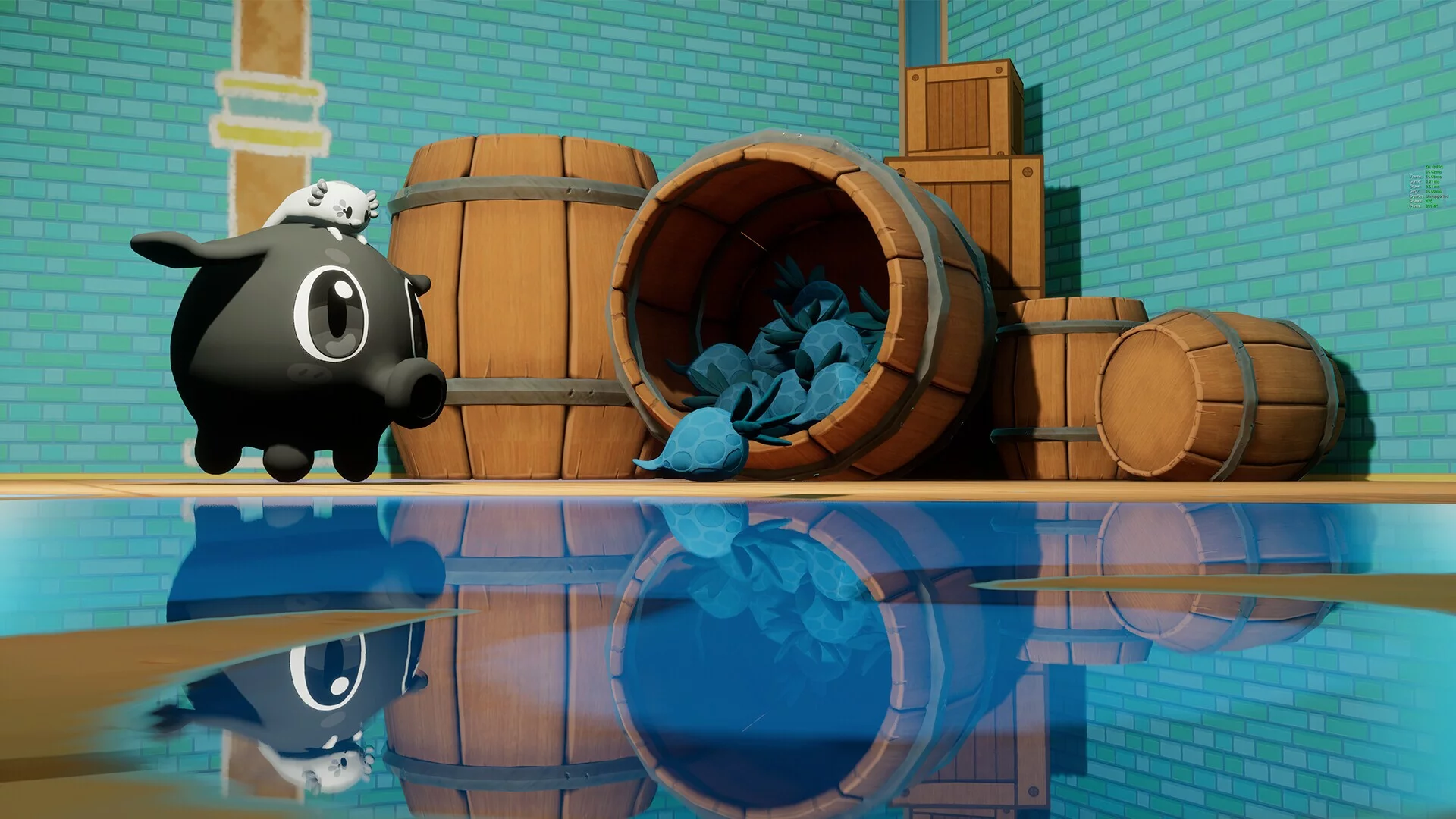 Изображение игры: Corbid! A Colorful Adventure