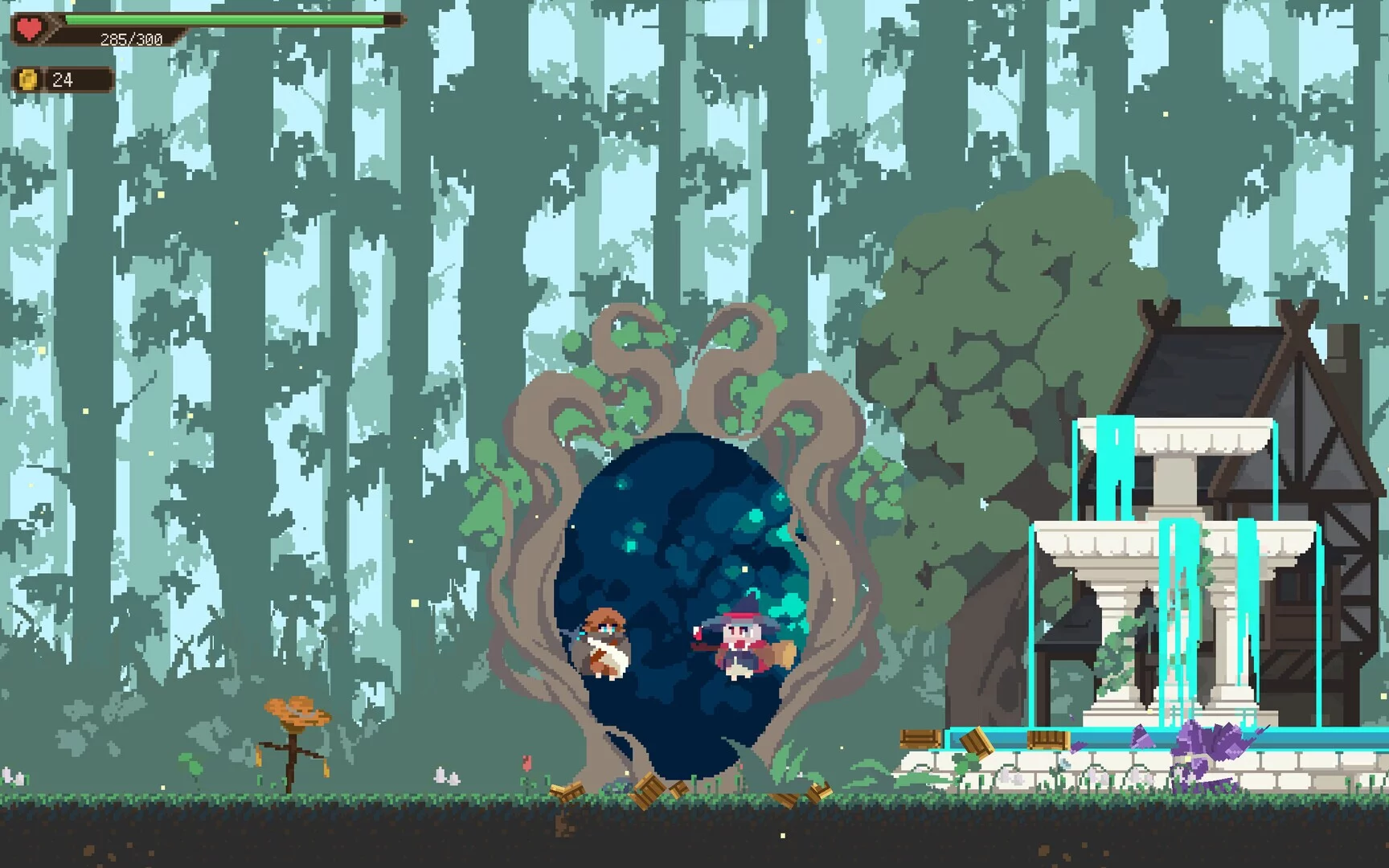 Изображение игры: The witch and the bottle of concepts