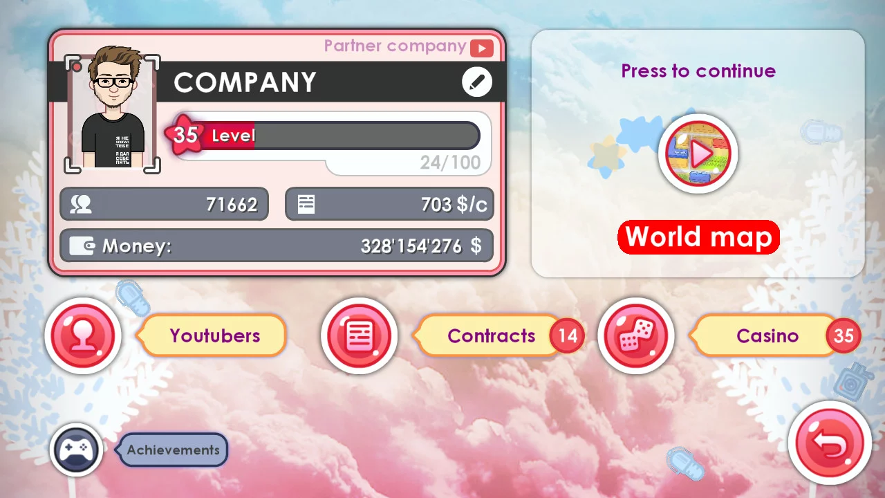 Изображение игры: Youtubers Clicker