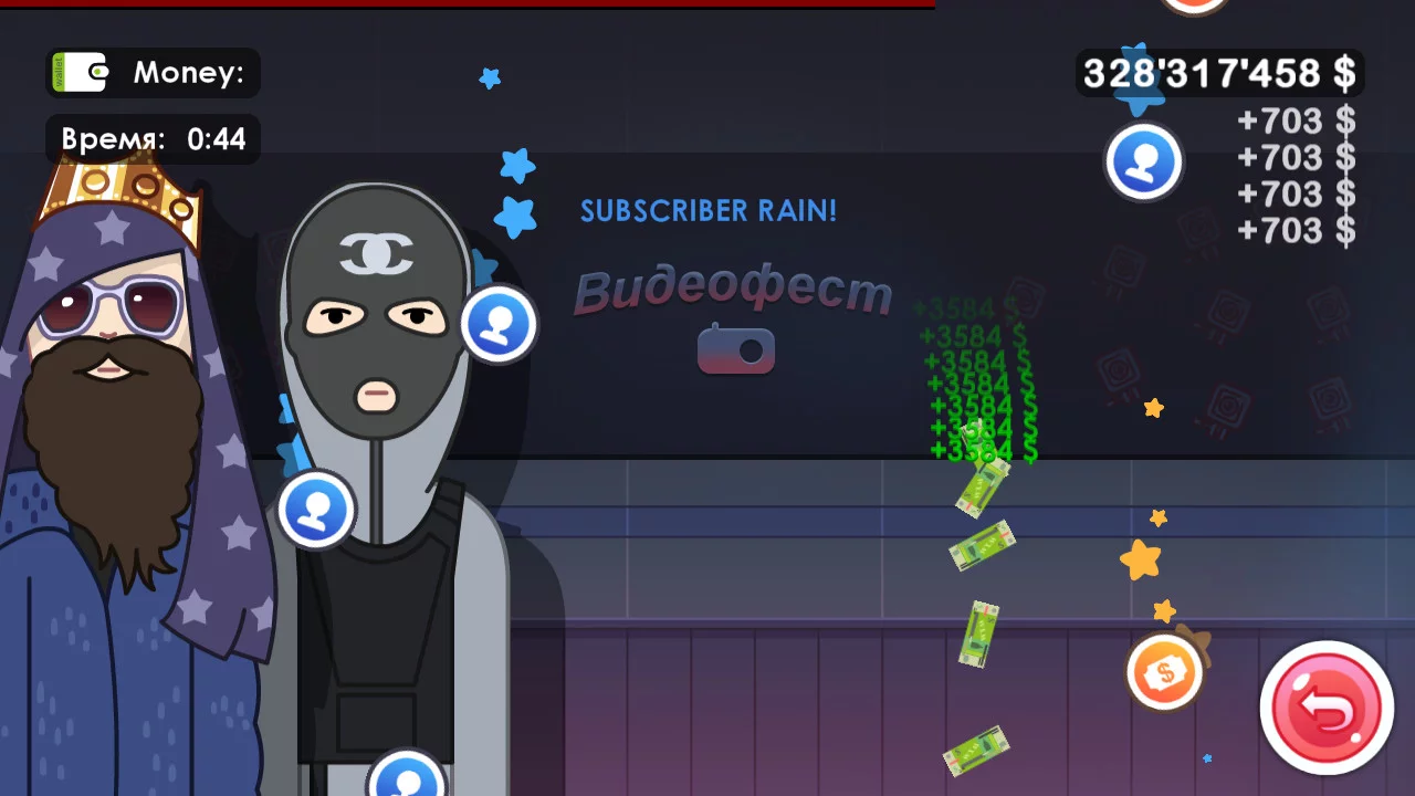 Изображение игры: Youtubers Clicker