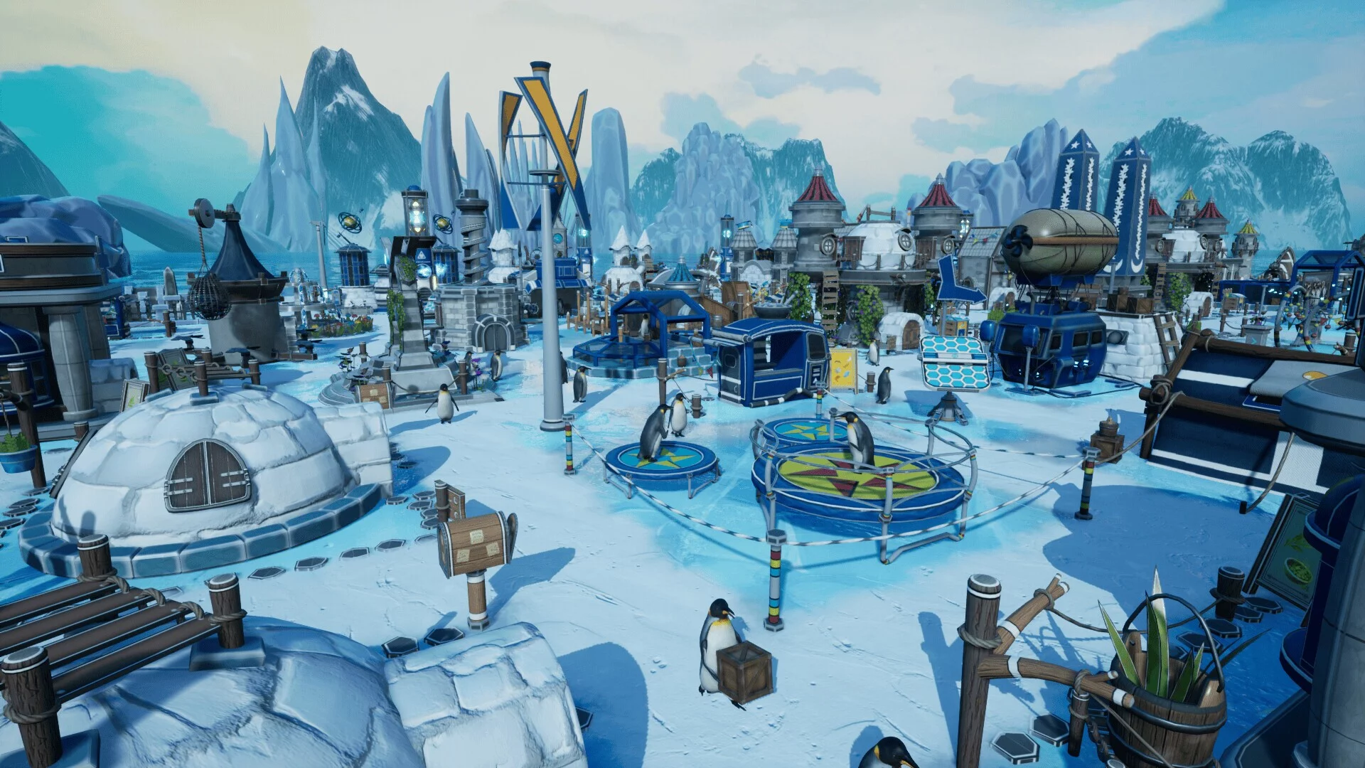 Изображение игры: United Penguin Kingdom