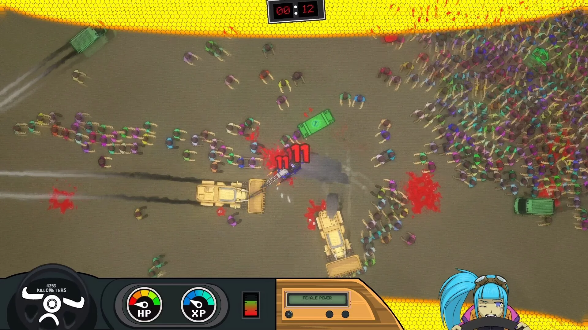 Изображение игры: Auto Auto: Maximum Autodrive In The Alien Apocalypse