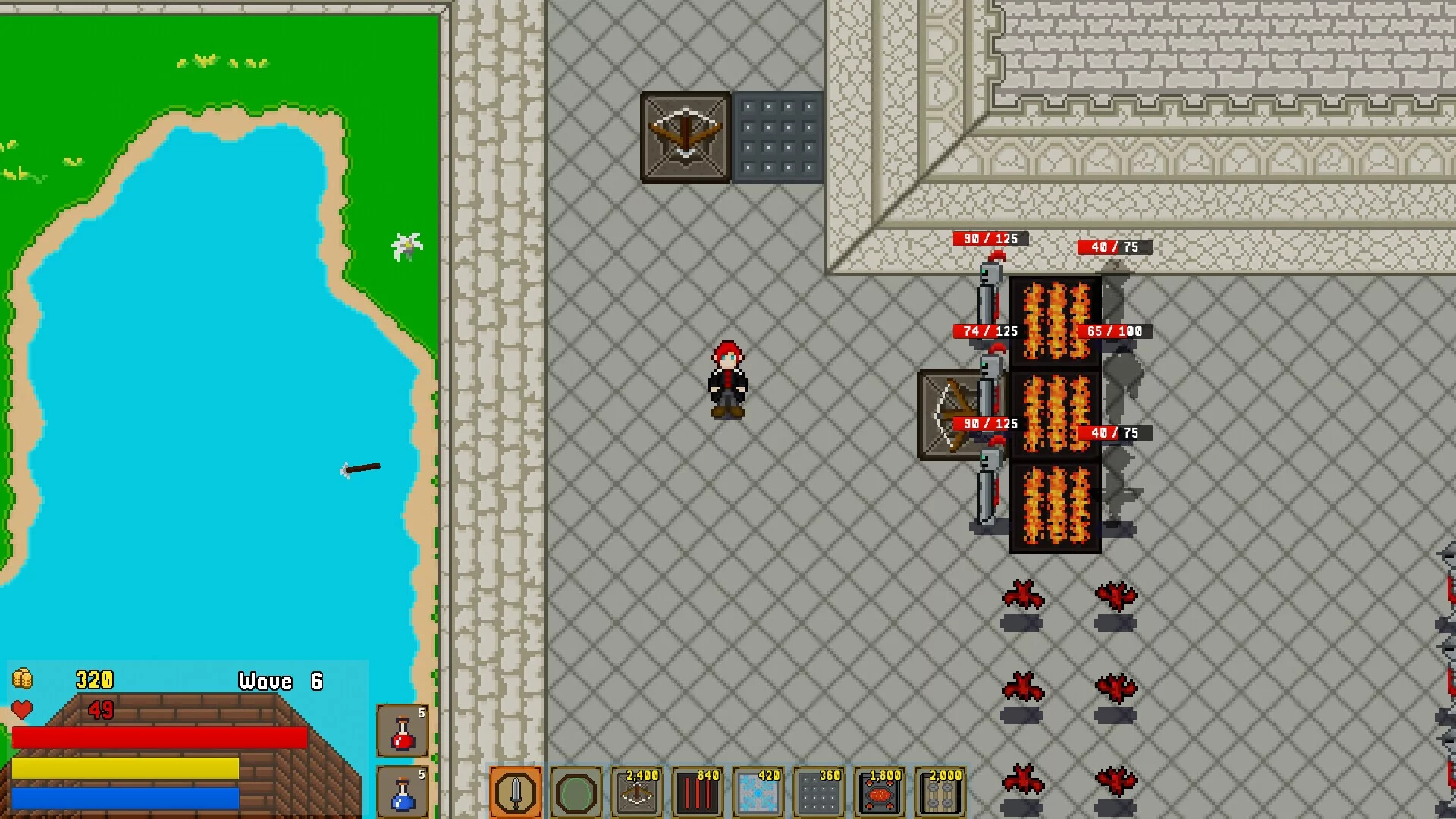 Изображение игры: Pixel Defender