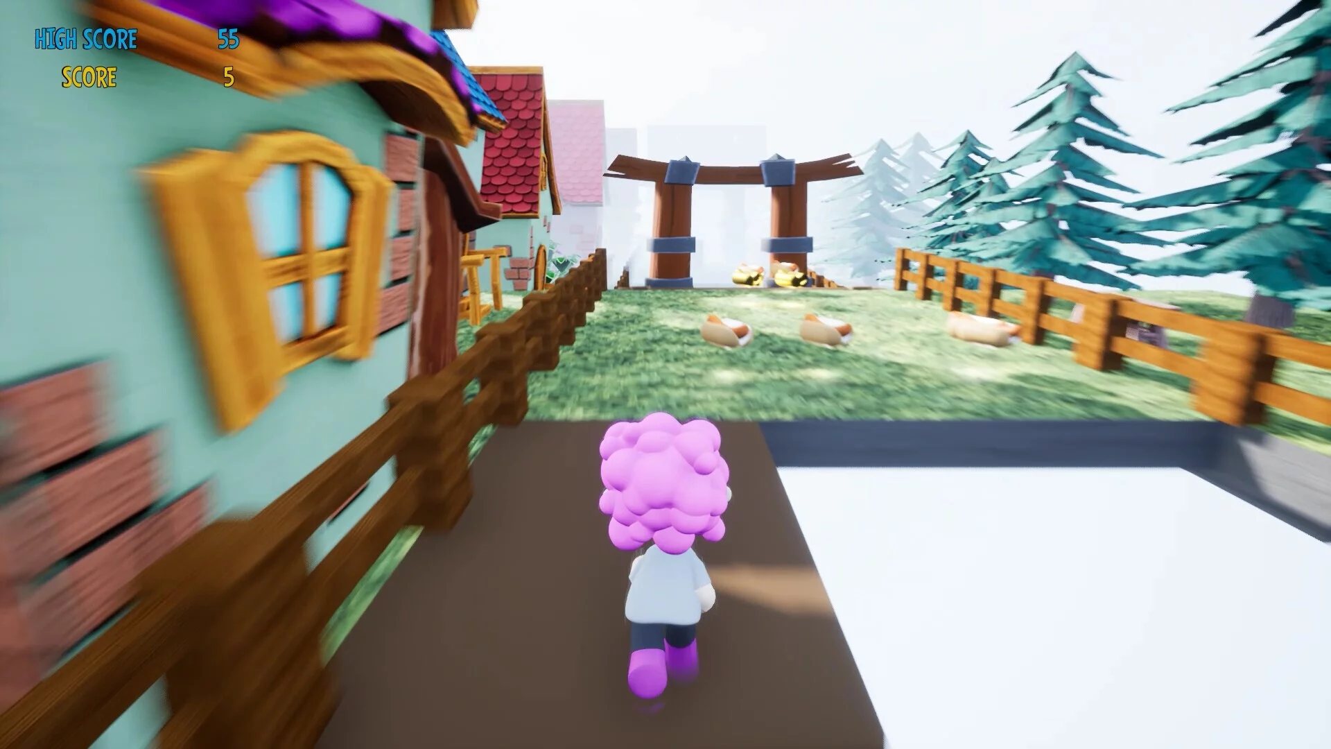 Изображение игры: Hotdog Runner
