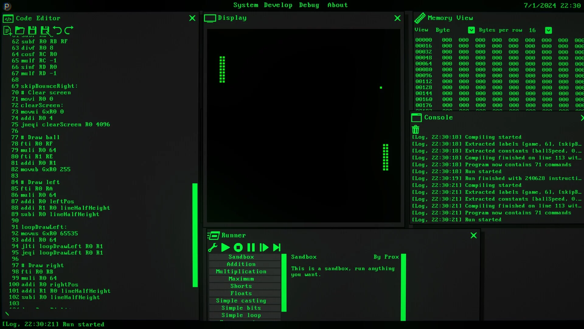 Изображение игры: ProxOS