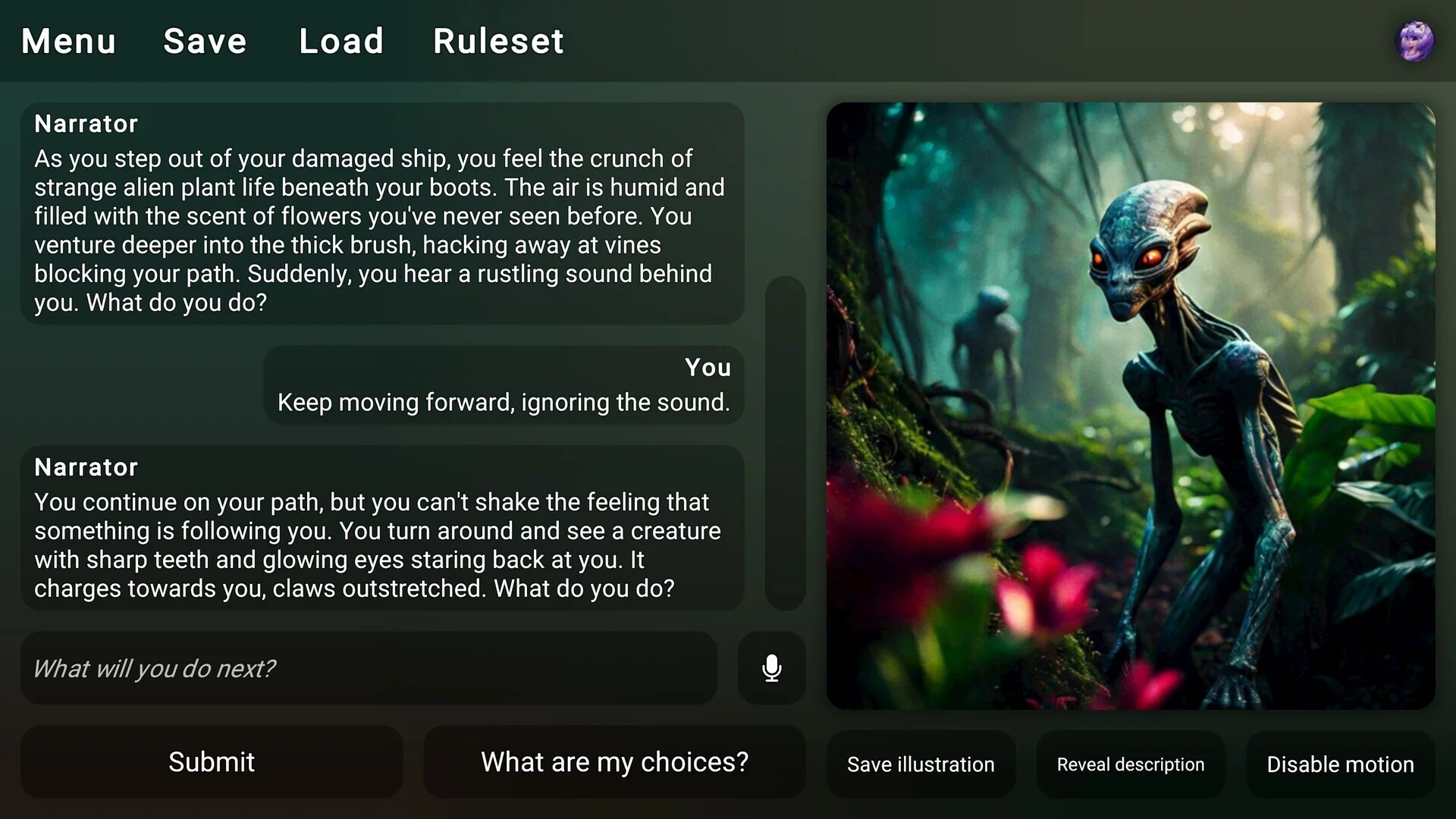 Изображение игры: DREAMIO: AI-Powered Adventures