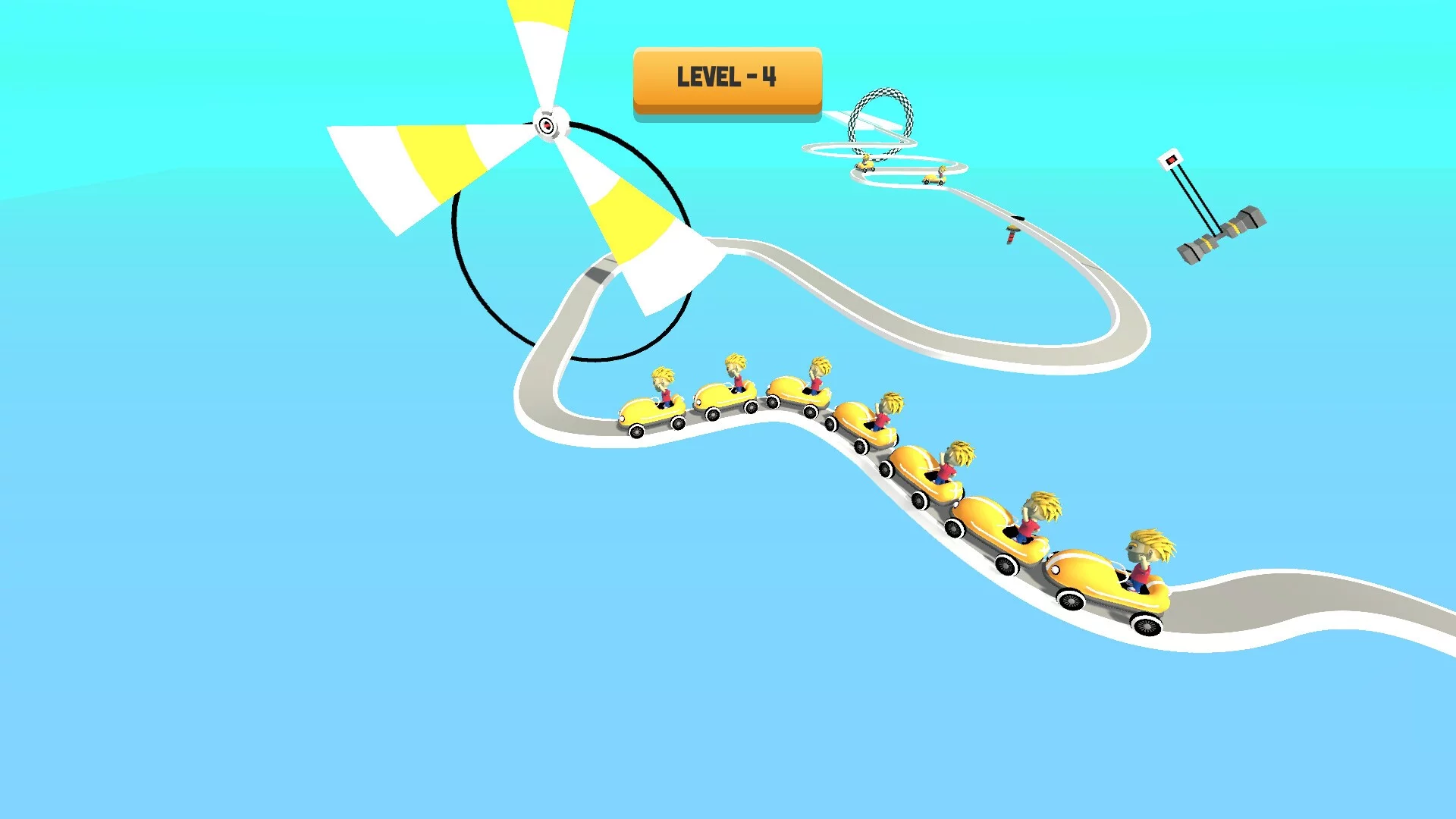 Изображение игры: Sky Roller Coaster