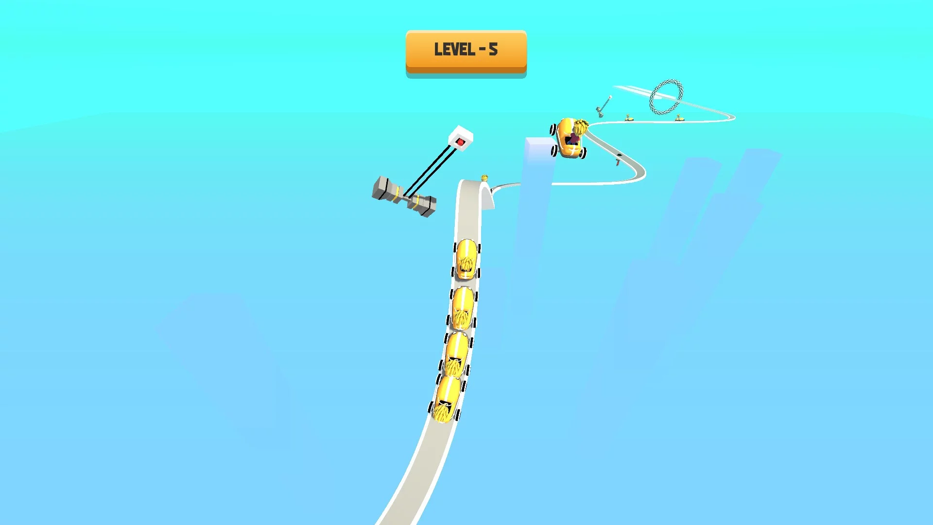 Изображение игры: Sky Roller Coaster